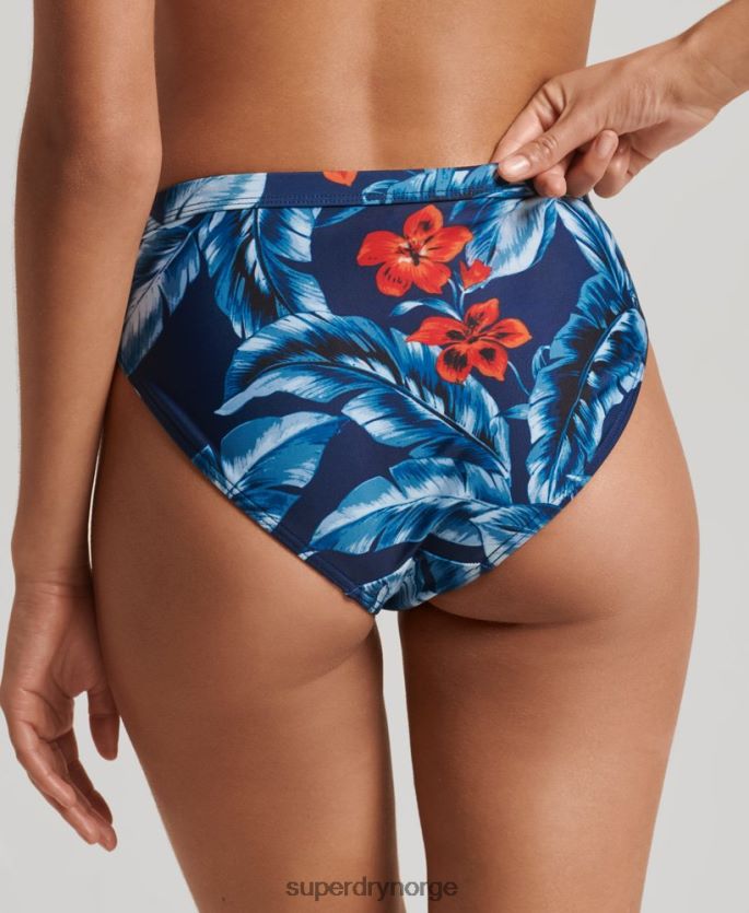 Superdry mørke blå klær 86P46D6523 vintage hipster bikinitruser kvinner