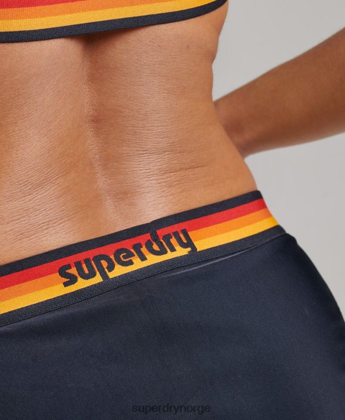 Superdry marinen klær 86P46D3187 resirkulert vintage-logo-bikini-truse kvinner