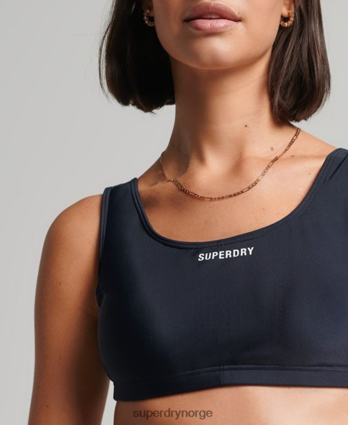 Superdry marinen klær 86P46D3220 viktig resirkulert bikini topp kvinner