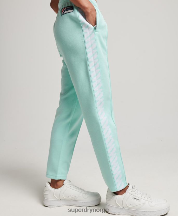 Superdry blå klær 86P46D3928 kode s logo tape treningsbukser kvinner