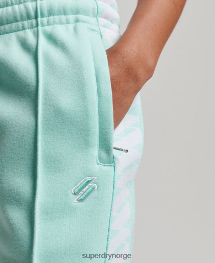 Superdry blå klær 86P46D3928 kode s logo tape treningsbukser kvinner