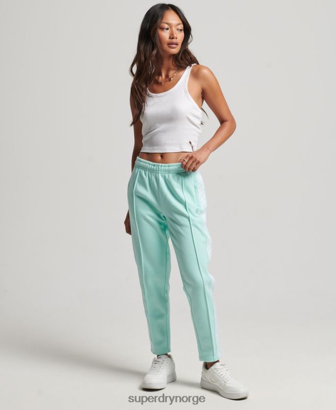 Superdry blå klær 86P46D3928 kode s logo tape treningsbukser kvinner