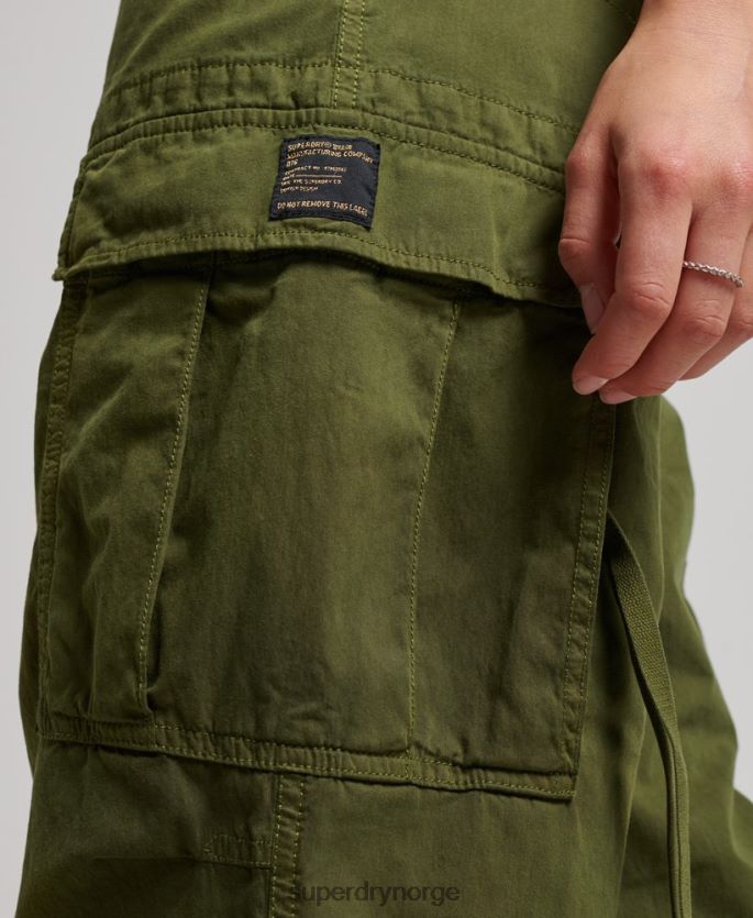Superdry grønn klær 86P46D2038 vintage lavvekst cargo bukser kvinner