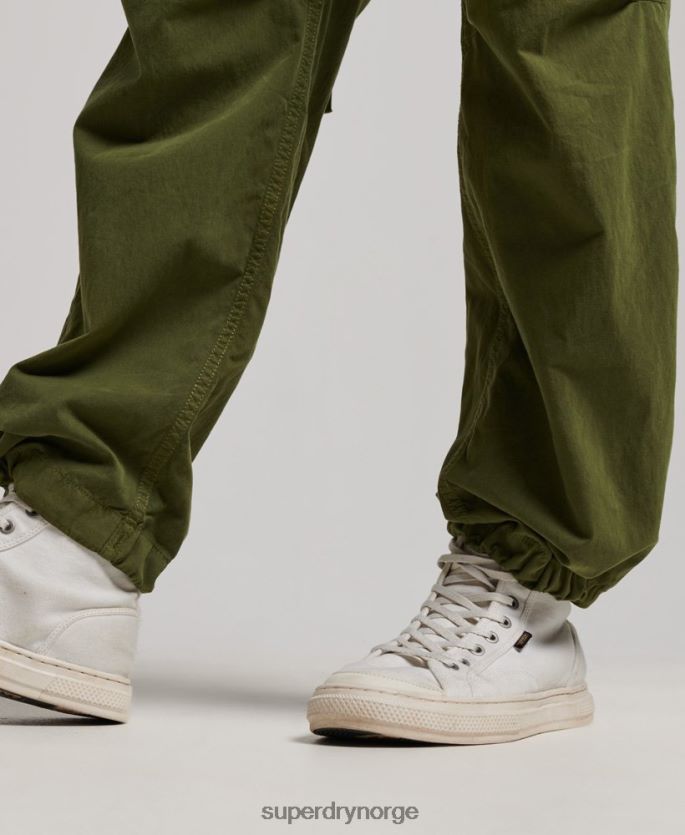 Superdry grønn klær 86P46D2038 vintage lavvekst cargo bukser kvinner