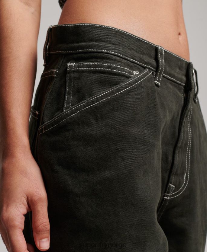Superdry grønn klær 86P46D2558 kontrast snekker bukser kvinner