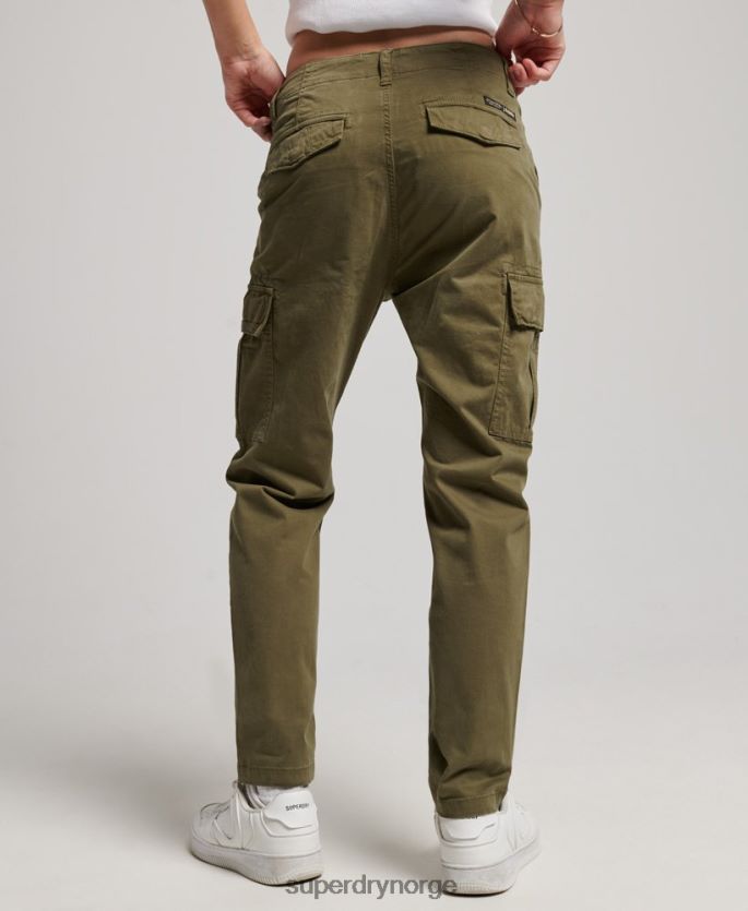 Superdry grønn klær 86P46D2569 slim cargo-bukser i økologisk bomull kvinner