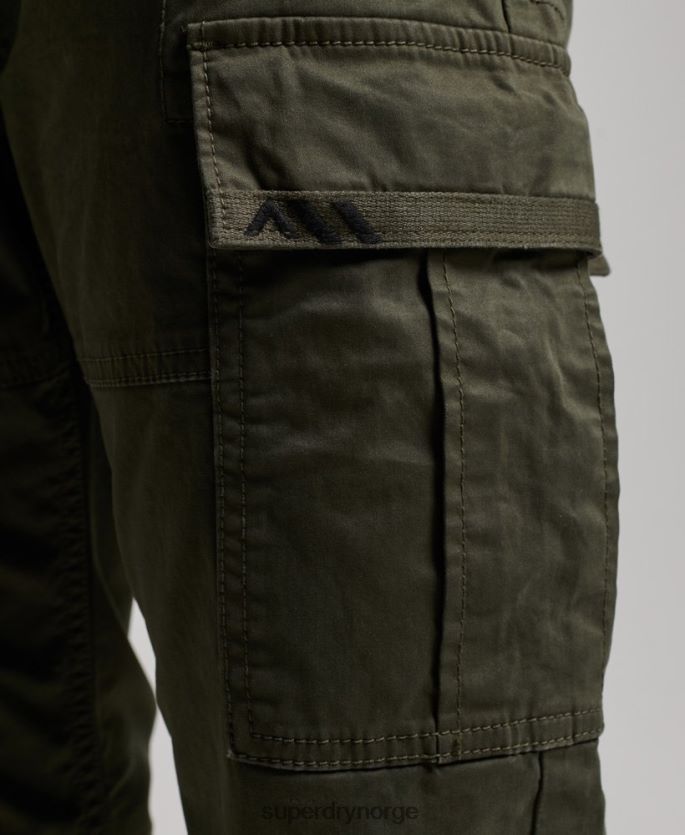 Superdry grønn klær 86P46D2574 slim cargo-bukser i økologisk bomull kvinner