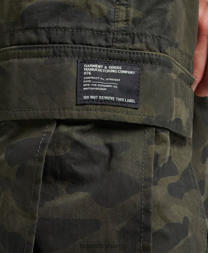 Superdry grønn klær 86P46D2602 fallskjermbukse i økologisk bomull kvinner