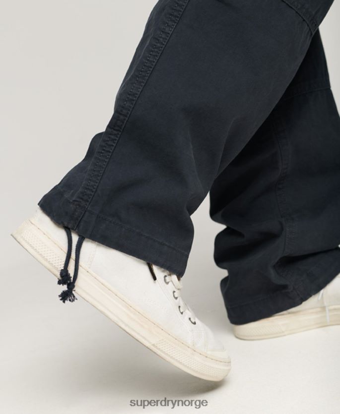 Superdry marinen klær 86P46D2566 baggy bukser i økologisk bomull kvinner
