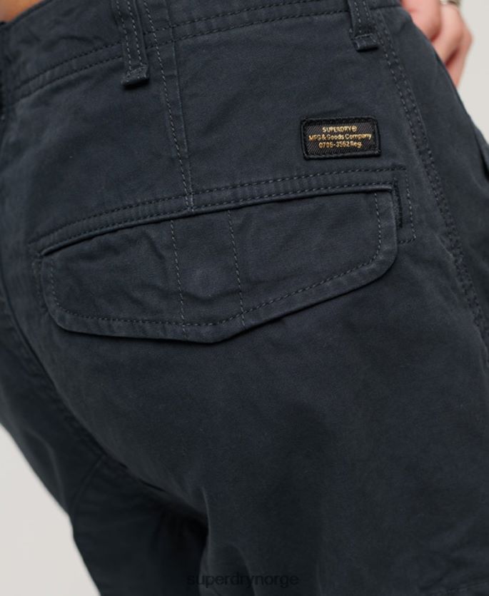 Superdry marinen klær 86P46D2566 baggy bukser i økologisk bomull kvinner