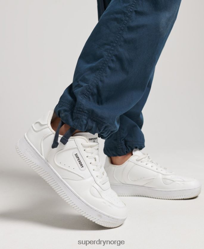 Superdry marinen klær 86P46D2600 fallskjermbukse i økologisk bomull kvinner