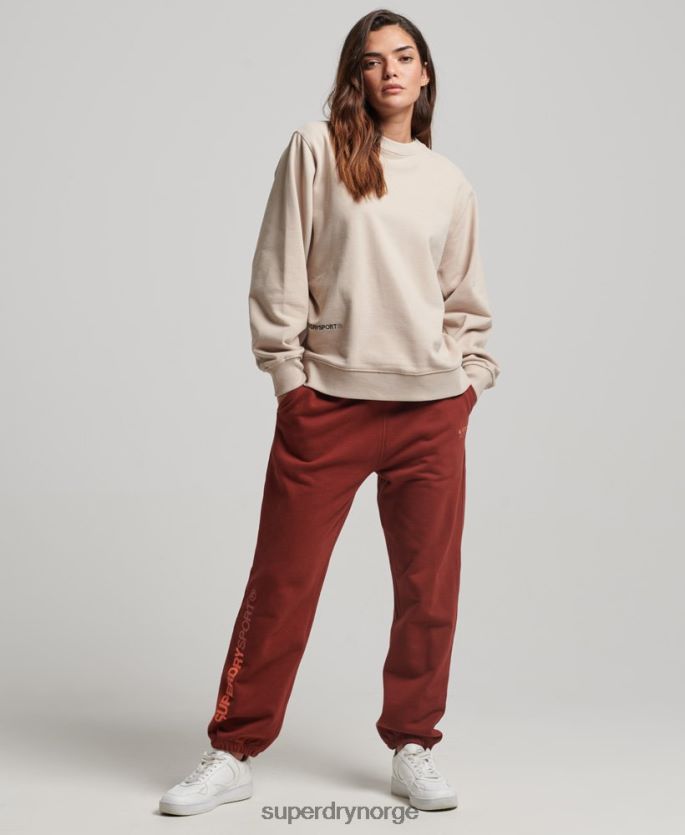 Superdry beige klær 86P46D3309 genser for kjernemannskap kvinner