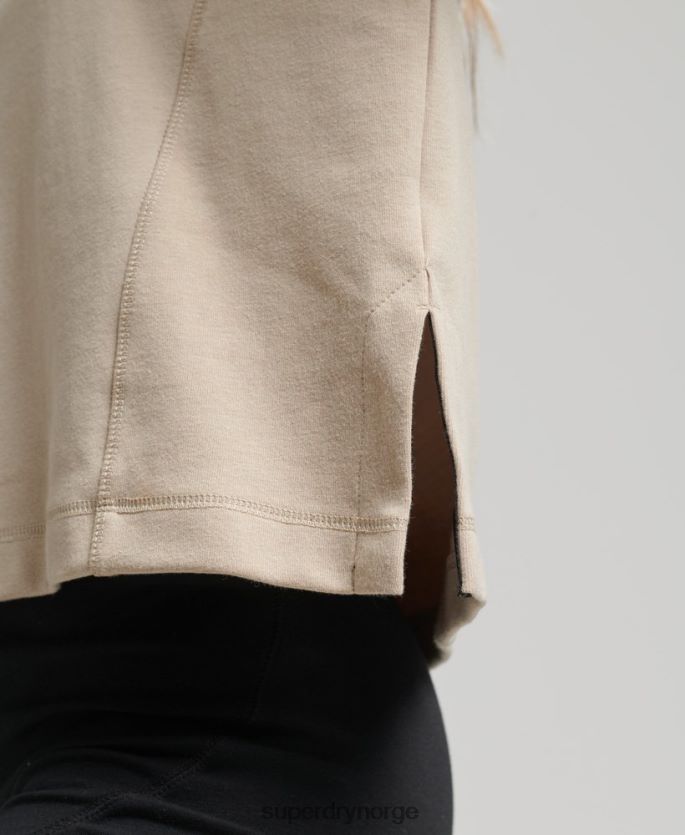 Superdry beige klær 86P46D5773 kode tech crew sweatshirt kvinner