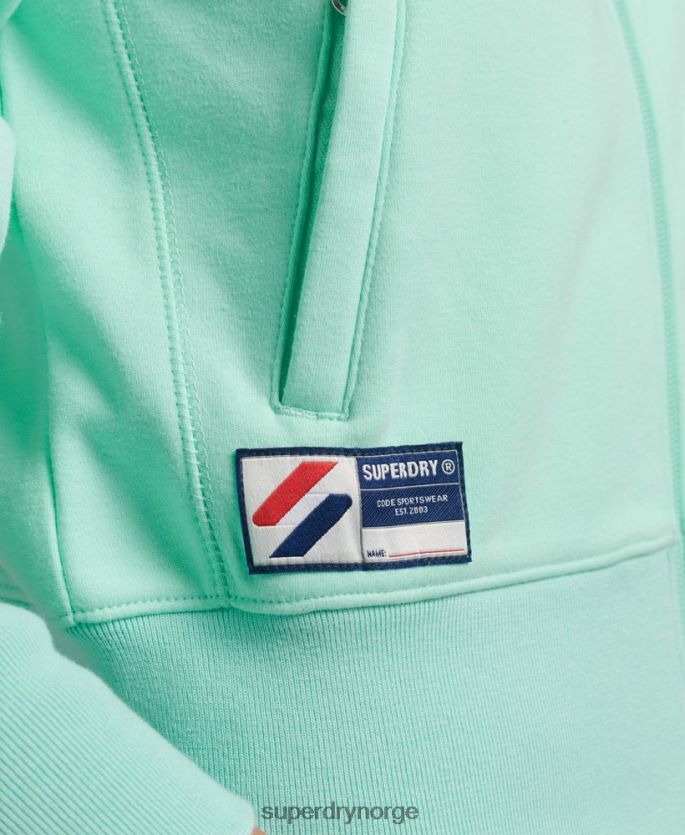 Superdry blå klær 86P46D3420 logo spor topp kvinner