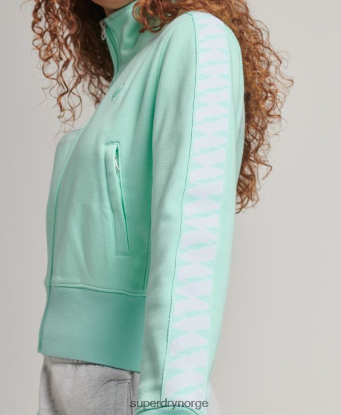 Superdry blå klær 86P46D3420 logo spor topp kvinner