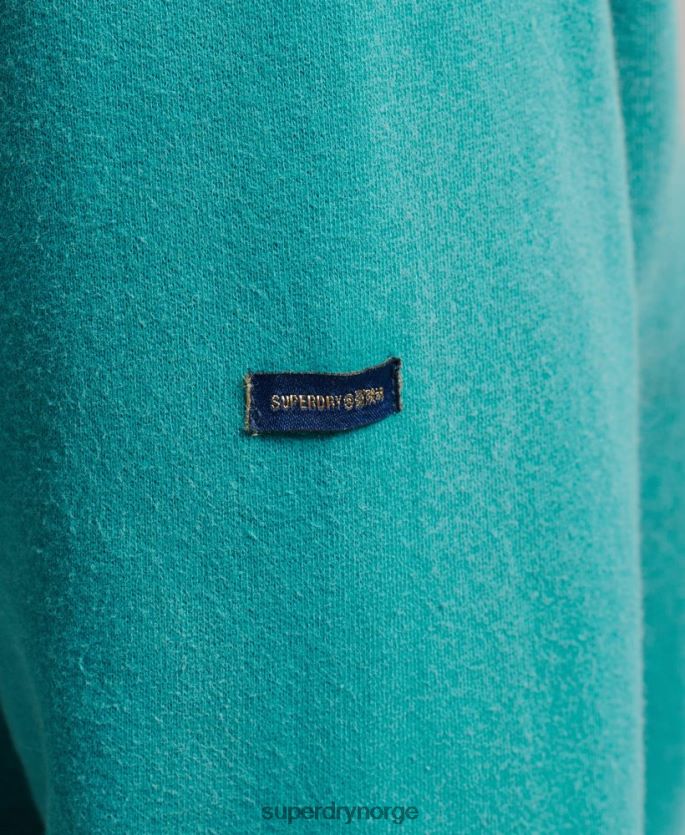 Superdry blå klær 86P46D6073 core logo 80-talls hettegenser kvinner