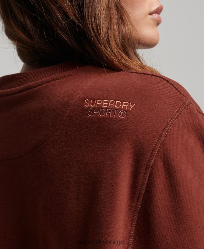 Superdry brun klær 86P46D3328 genser for kjernemannskap kvinner