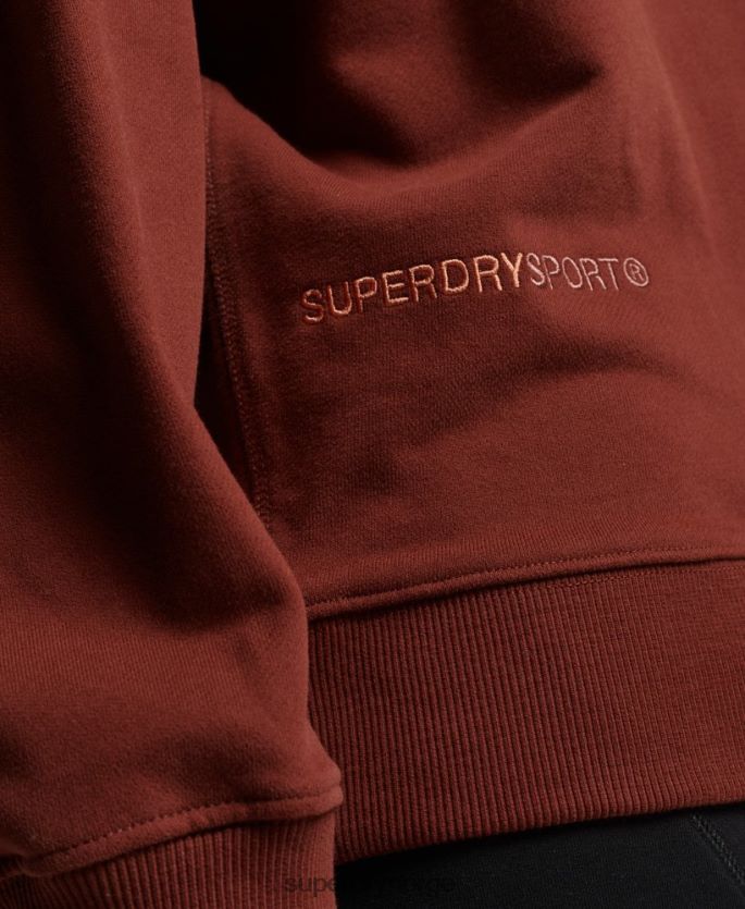 Superdry brun klær 86P46D3328 genser for kjernemannskap kvinner