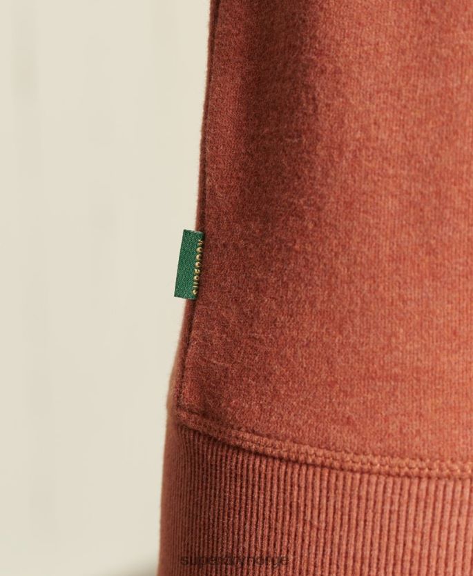 Superdry brun klær 86P46D6033 Oversized vintage-logogenser i økologisk bomull kvinner