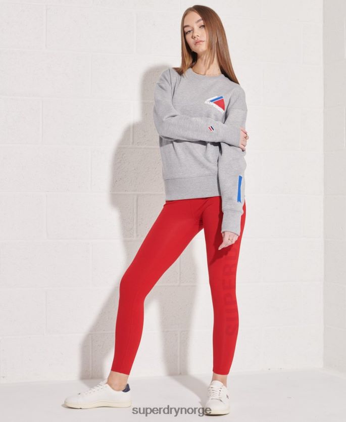 Superdry grå klær 86P46D6148 genser for fjellsportsmannskaper kvinner