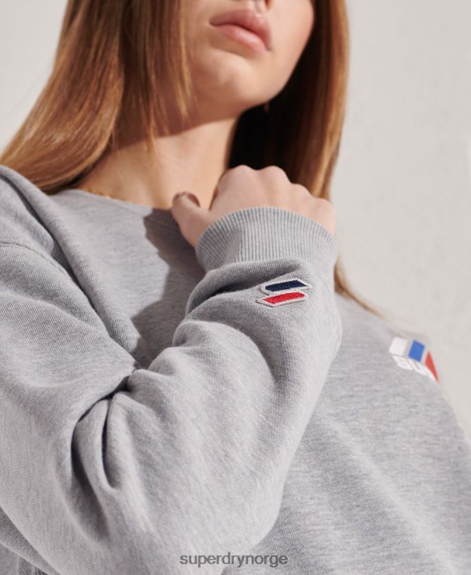 Superdry grå klær 86P46D6148 genser for fjellsportsmannskaper kvinner