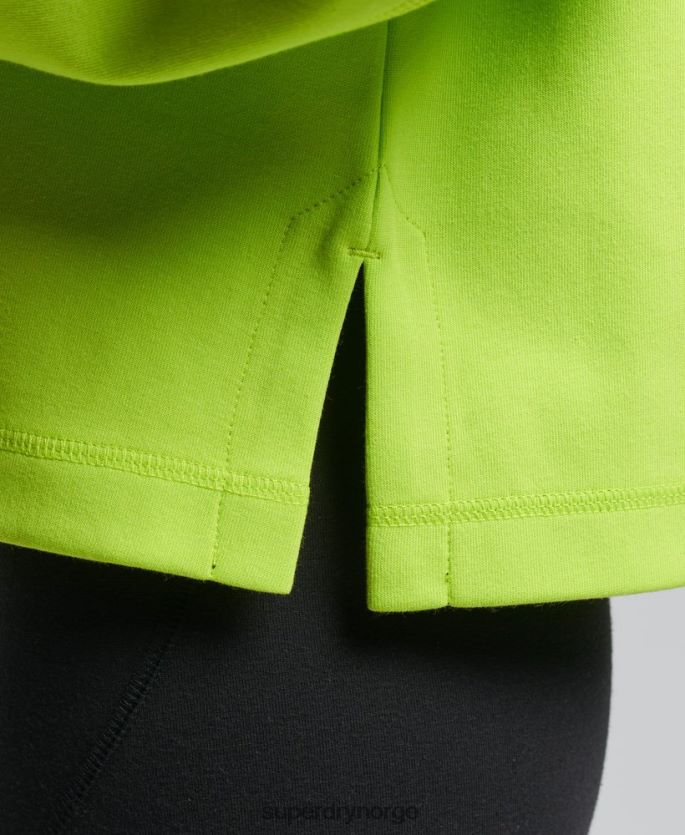 Superdry grønn klær 86P46D5797 kode tech crew sweatshirt kvinner