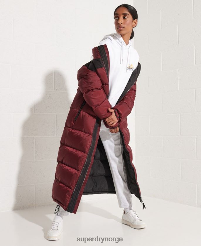 Superdry hvit klær 86P46D5975 strikeout oversized hettegenser kvinner