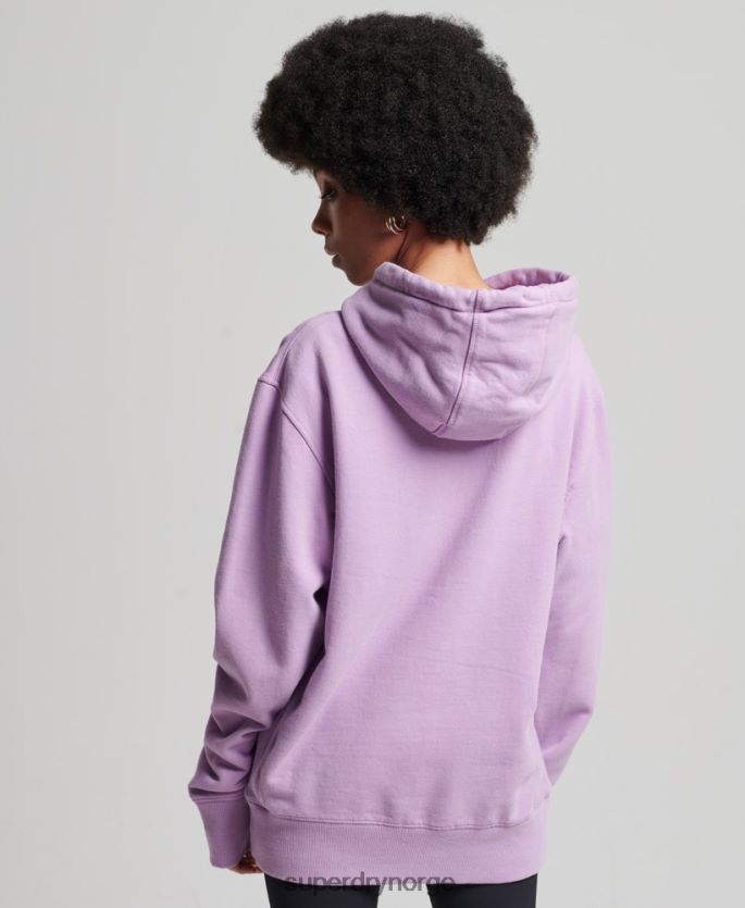Superdry lilla klær 86P46D3438 kode lineær løs hettegenser kvinner