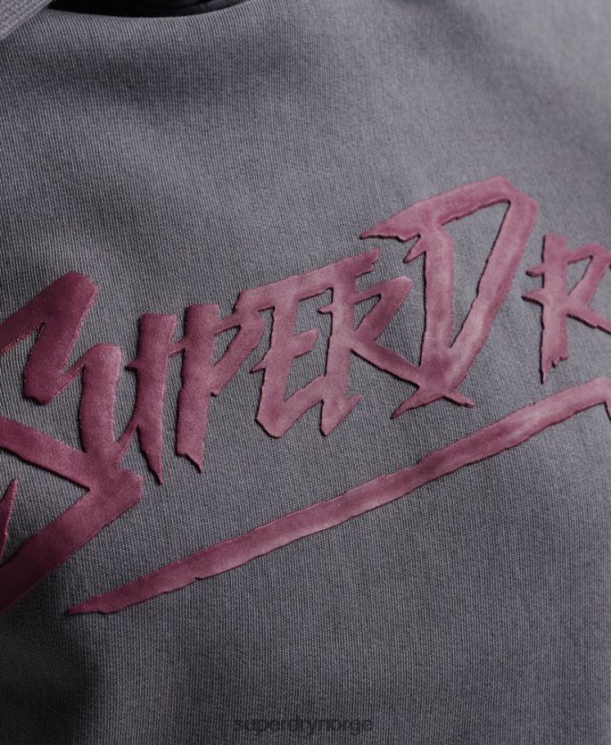 Superdry mørk grå klær 86P46D3337 indie mark hettegenser kvinner