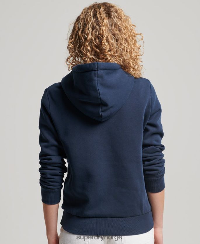 Superdry marinen klær 86P46D2301 vintage venue hettegenser kvinner