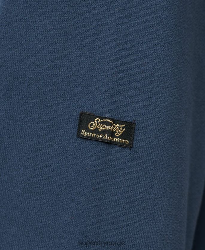 Superdry marinen klær 86P46D3393 Japansk vintage-logo-hettegenser med glidelås kvinner