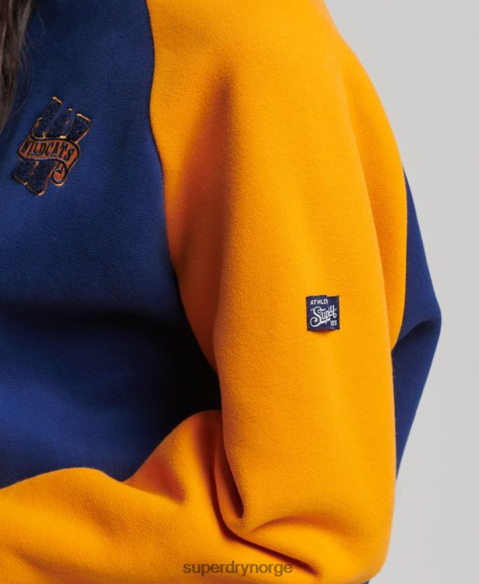 Superdry marinen klær 86P46D5760 vintage collegiate raglan crew sweatshirt kvinner