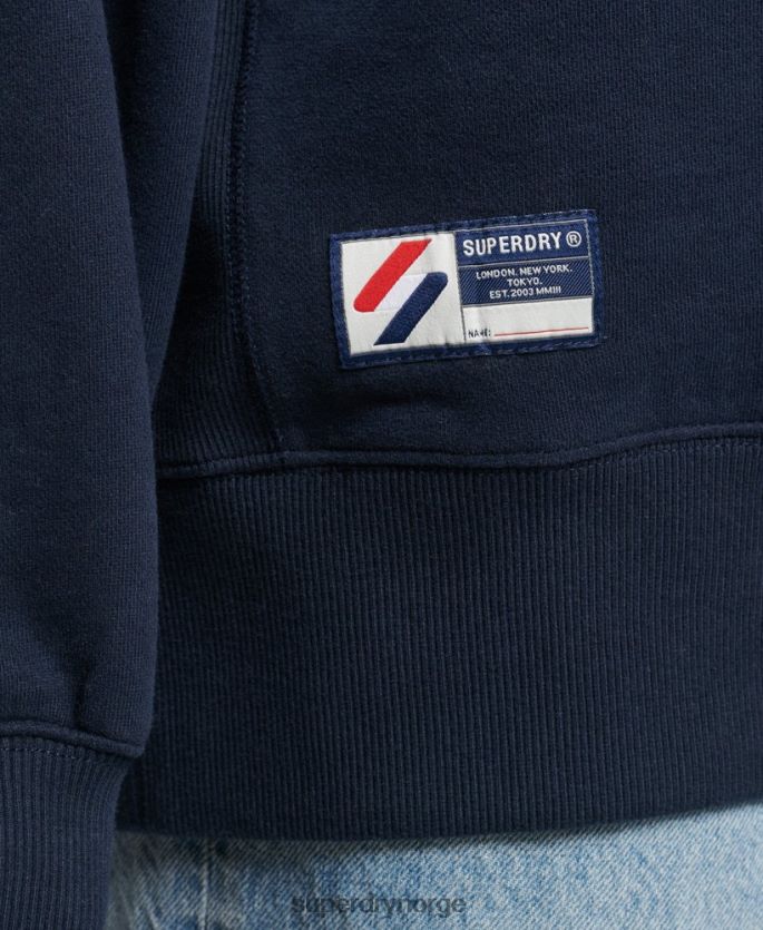 Superdry marinen klær 86P46D5809 genser i økologisk bomull kvinner