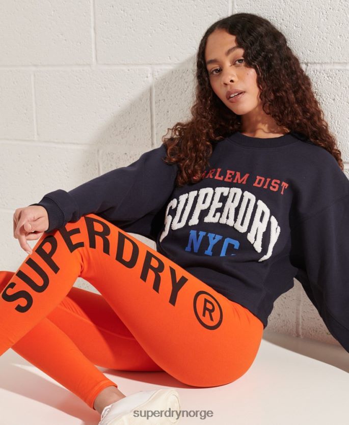 Superdry marinen klær 86P46D5873 varsity arch batwing sweatshirt kvinner