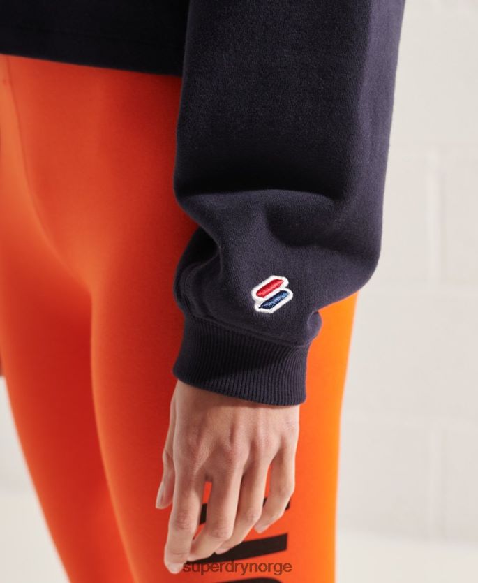 Superdry marinen klær 86P46D5873 varsity arch batwing sweatshirt kvinner