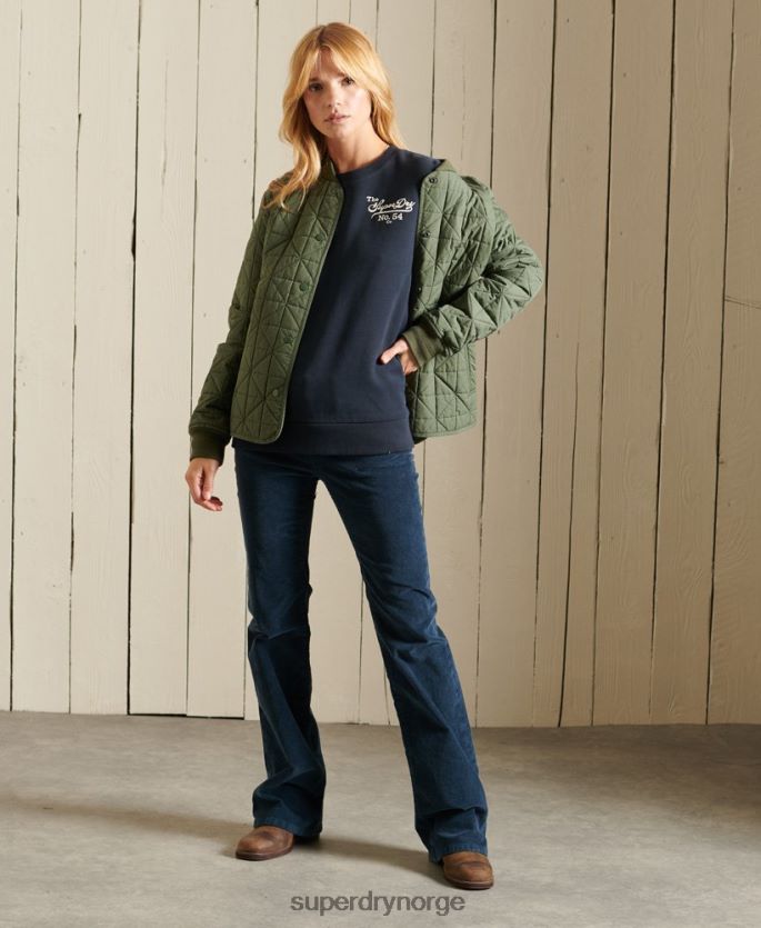 Superdry marinen klær 86P46D5946 stolthet i håndverksgenser kvinner