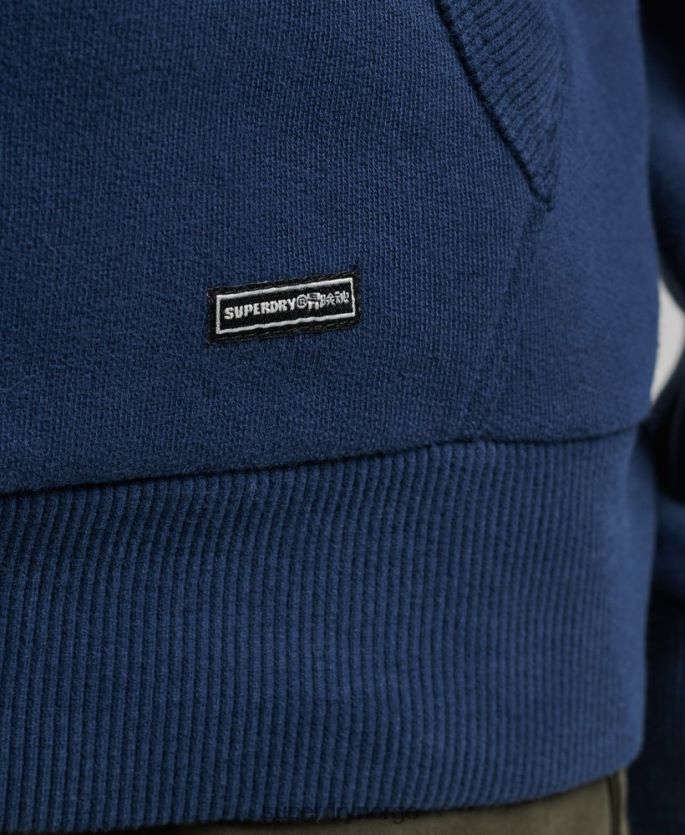 Superdry marinen klær 86P46D6029 regnbue hettegenser med grafisk logo kvinner