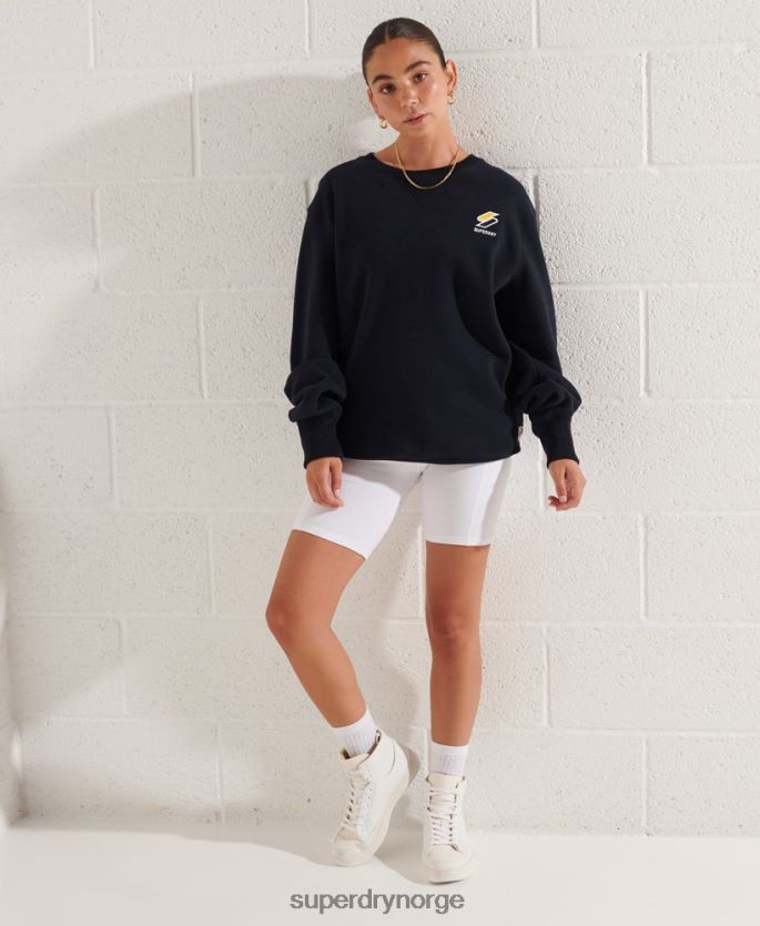 Superdry marinen klær 86P46D6078 kode essensiell genser for løs mannskap kvinner