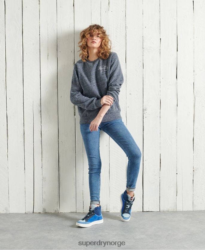 Superdry marinen klær 86P46D6122 laget sweatshirt for arbeidsklær kvinner