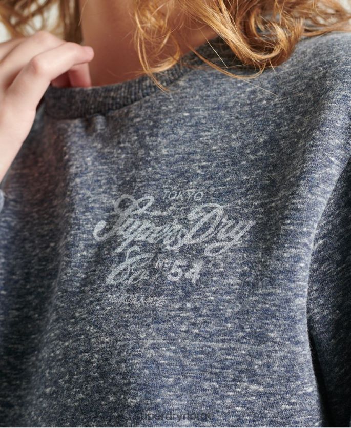 Superdry marinen klær 86P46D6122 laget sweatshirt for arbeidsklær kvinner