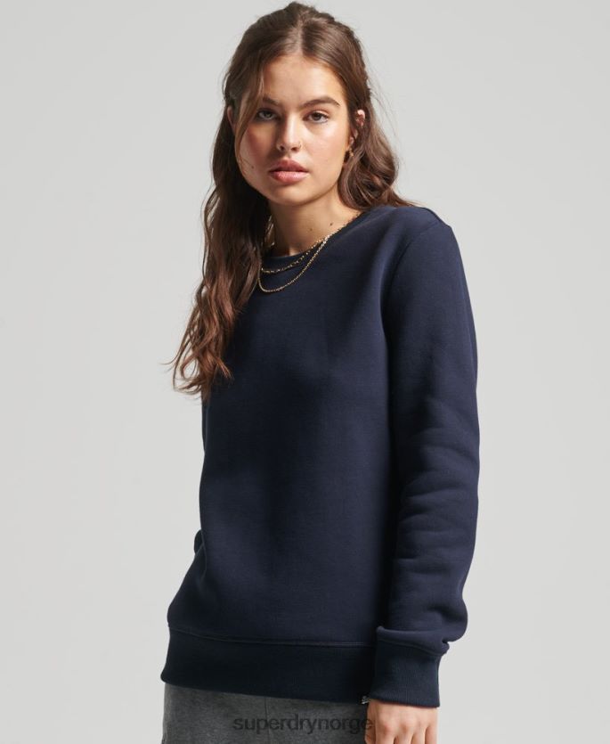 Superdry marinen klær 86P46D6157 vintage sweatshirt i økologisk bomull kvinner