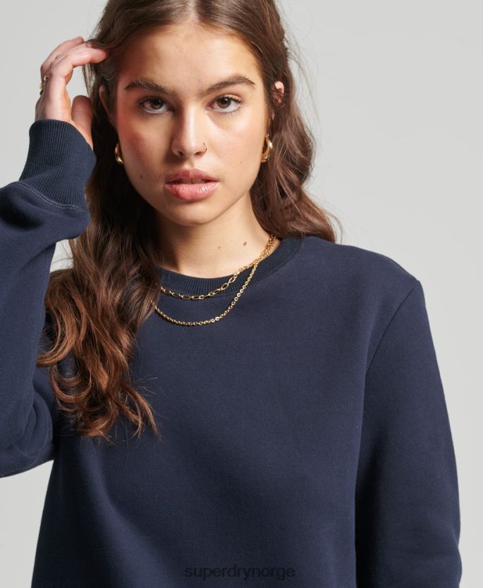 Superdry marinen klær 86P46D6157 vintage sweatshirt i økologisk bomull kvinner