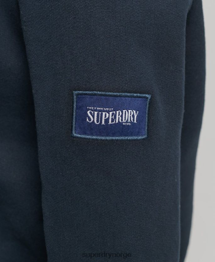 Superdry marinen klær 86P46D6773 hettegenser med blomster i manusstil kvinner