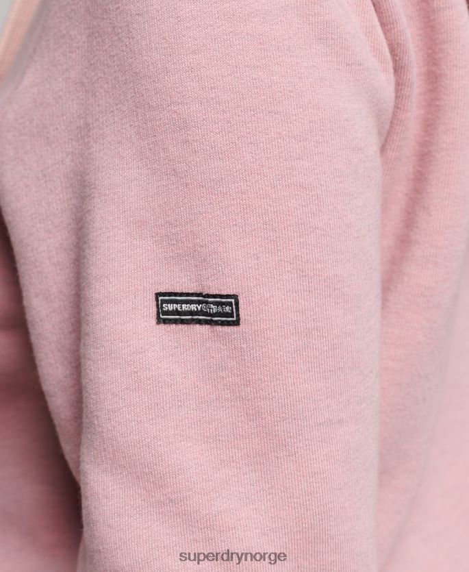 Superdry rosa klær 86P46D3426 hettegenser med blomstermønster kvinner