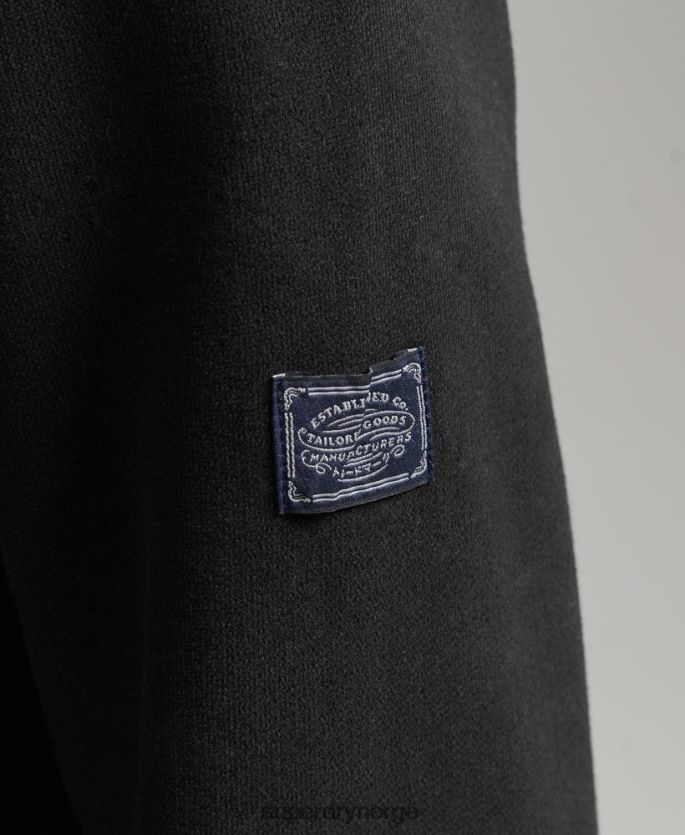 Superdry svart klær 86P46D5772 vintage logo narrativ rhinestone crew sweatshirt kvinner