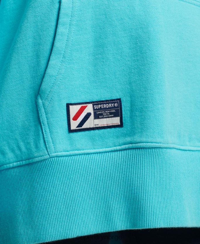 Superdry turkis klær 86P46D5796 code essential oversized hettegenser kvinner