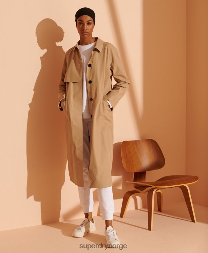 Superdry beige klær 86P46D5691 begrenset opplag teknisk mac kvinner