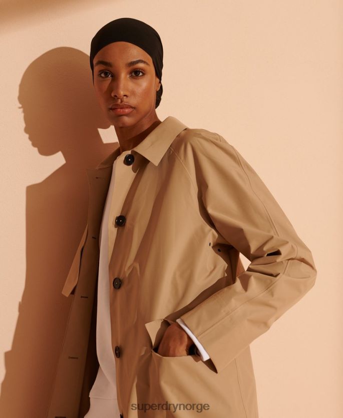 Superdry beige klær 86P46D5691 begrenset opplag teknisk mac kvinner