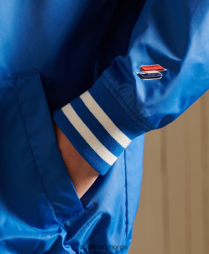 Superdry blå klær 86P46D3852 oversized varsity baseballjakke kvinner