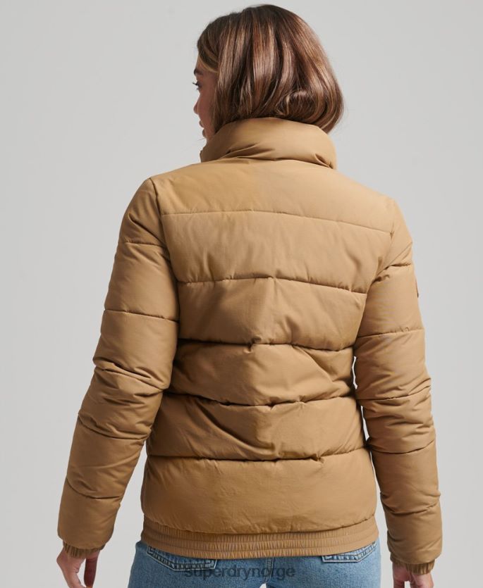 Superdry brun klær 86P46D5495 vintage fjelljakke kvinner